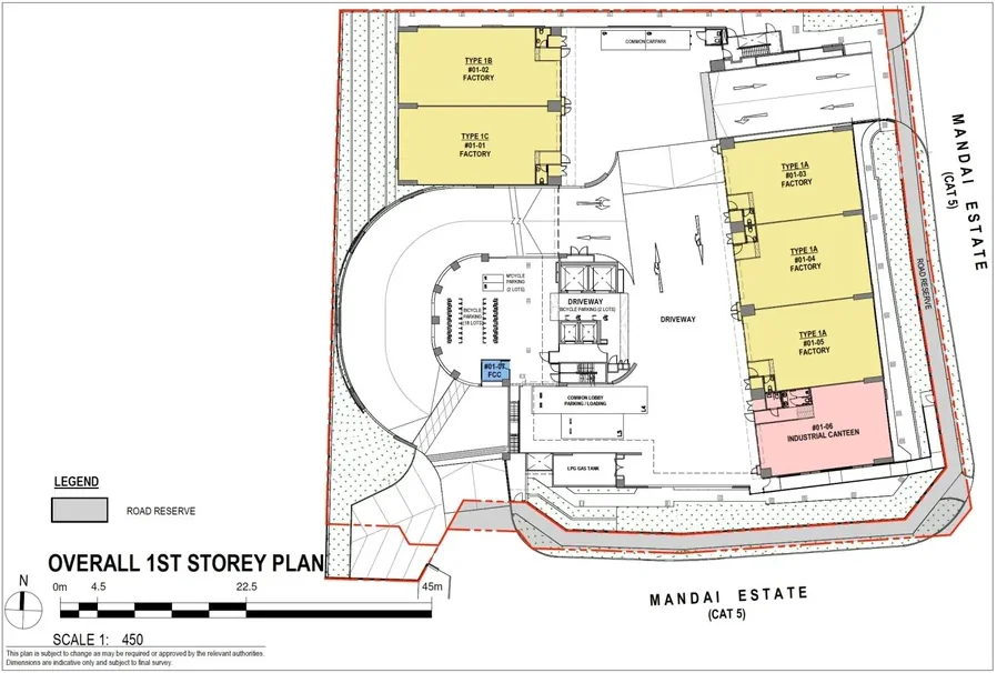 KeyStone @ Mandai overall 1st storey plan