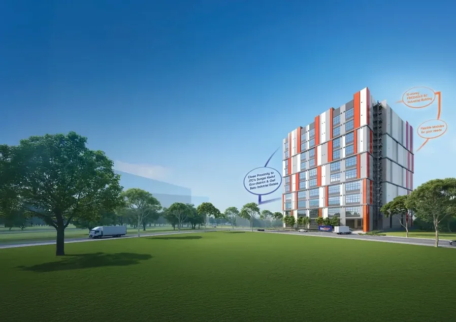 KeyStone @ Mandai freehold B2 industrial building daytime facade