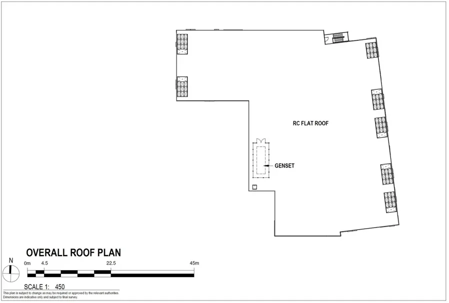 KeyStone @ Mandai rooftop plan plan